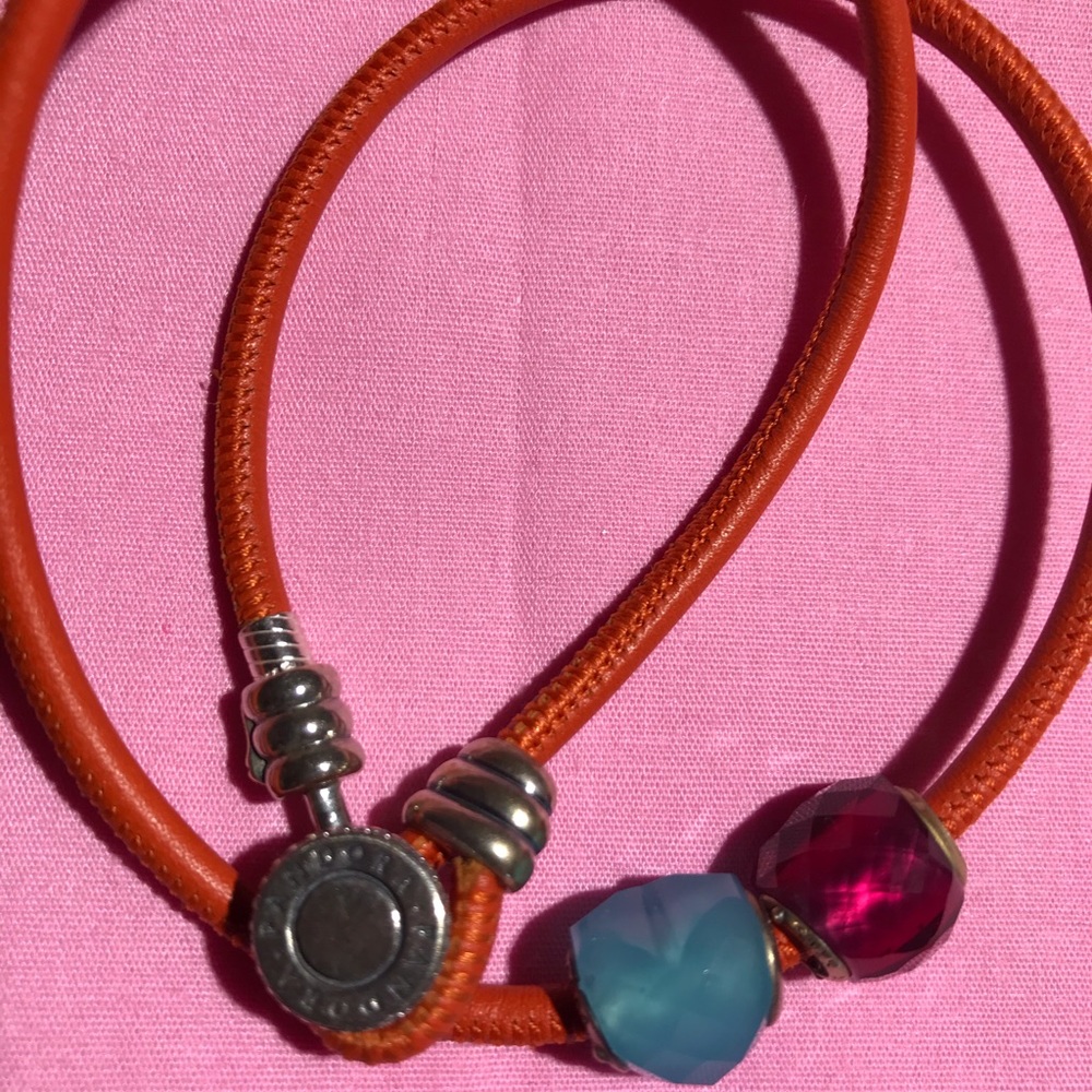 Pandora CZ Leather /Charms - Picture 5 of 9